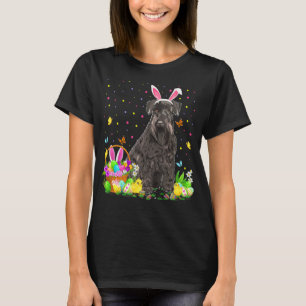 Schnauzer Dog Ostereier Jagen Schnauzer Osterfest T-Shirt