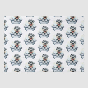 Schnauzer Dog Seidenpapier