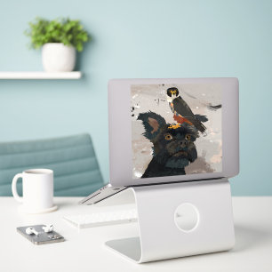 SCHNAUZER & FALKE AUFKLEBER