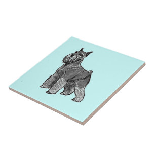 Schnauzer Fliese