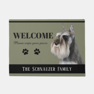 Schnauzer-Fußmatte Fußmatte