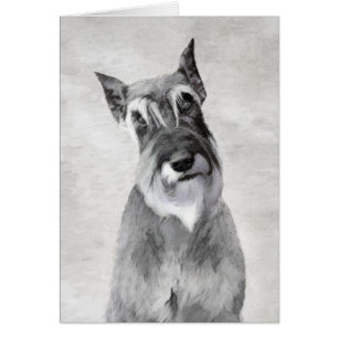 Schnauzer (Giant) Peinture - Chien Art