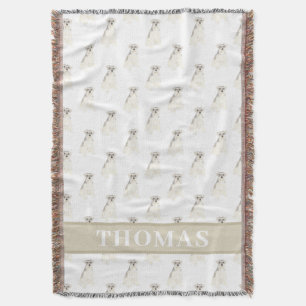 Schnauzer (grau & weiß) decke