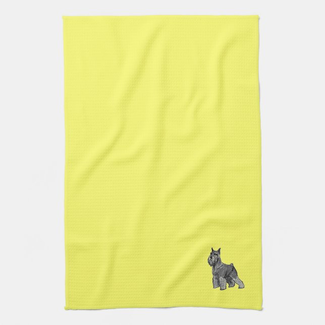 Schnauzer Handtuch (Vertikal)