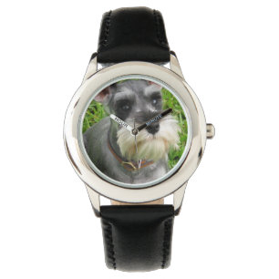 Schnauzer-Hund Armbanduhr
