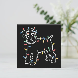 Schnauzer Hunde Baum Weihnachten Xmas Haustier Tie