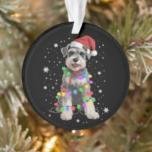 Schnauzer Hunde Baum Weihnachten Xmas Haustier Tie Ornament