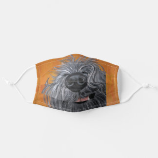 Schnauzer-Hundemaske - Strudel Mund-Nasen-Maske Aus Stoff