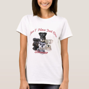 Schnauzer kann gerade ein Kleid nicht haben T-Shirt
