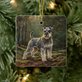 Schnauzer  keramikornament