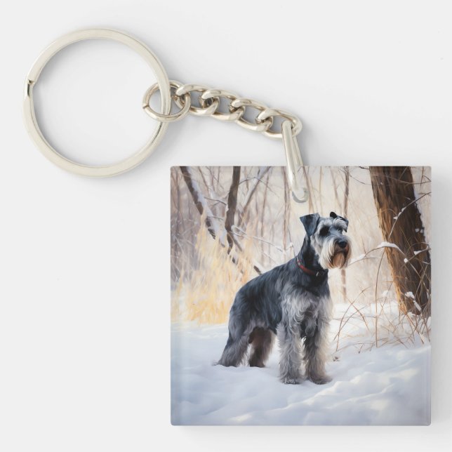 Schnauzer Laisser neiger Noël (Devant)