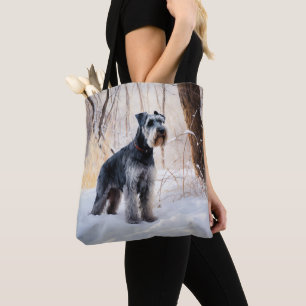Schnauzer Let It Schnee Weihnachten Tasche