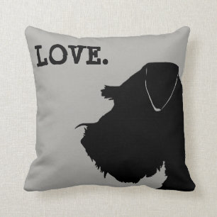 Schnauzer LIEBE Kissen