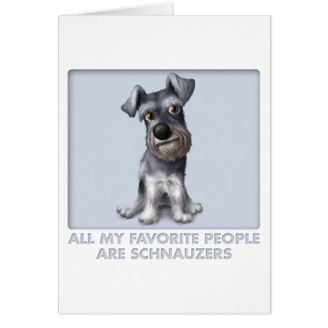 Schnauzer-Liebling (Vorne)