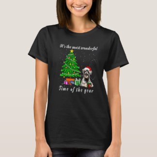 Schnauzer macht die schönste Zeit des Jahres T-Shirt
