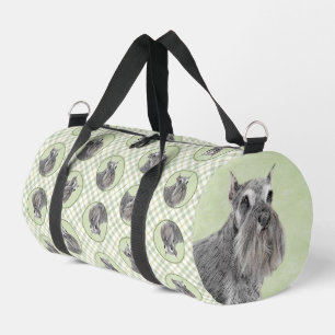 Schnauzer Malerei Riesenkulptur Hundkunst Duffle Bag