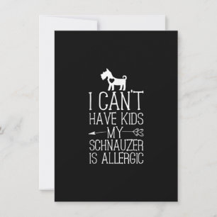 Schnauzer Mama Geschenk Funny Dog Mom Shirts könne Dankeskarte