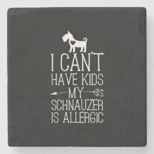 Schnauzer Mama Geschenk Funny Dog Mom Shirts könne Steinuntersetzer