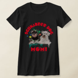 Schnauzer Mama Hund Lover Beste Hündin Mama je T-Shirt