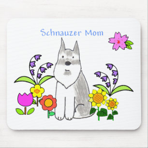 Schnauzer-Mama Mousepad