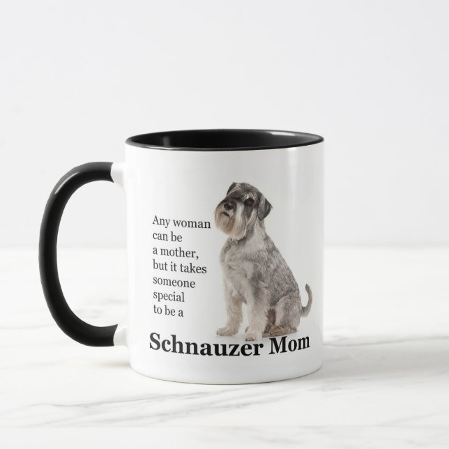 Schnauzer Mama Tasse (Links)