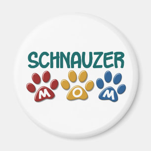 SCHNAUZER Mama-Tatzen-Druck 1 Magnet