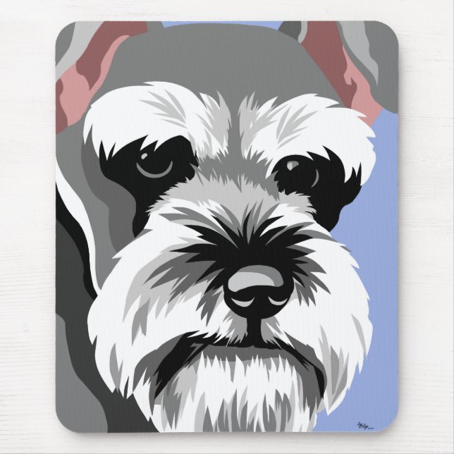 Schnauzer-Mauspads Mousepad (Vorne)
