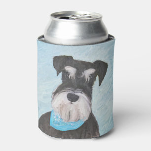 Schnauzer (Miniatur) Malerei - Niedlicher Original Dosenkühler