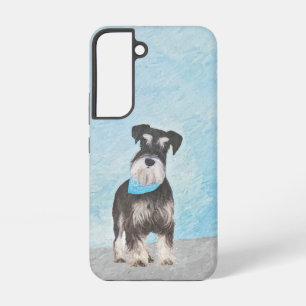 Schnauzer (Miniatur) Malerei - Niedlicher Original Samsung Galaxy Hülle