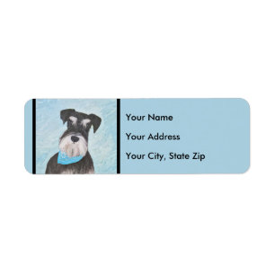 Schnauzer (Miniatur) Malerei - Niedliches Original