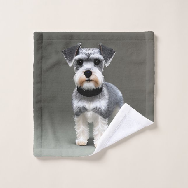 Schnauzer miniature (Gant de toilette)