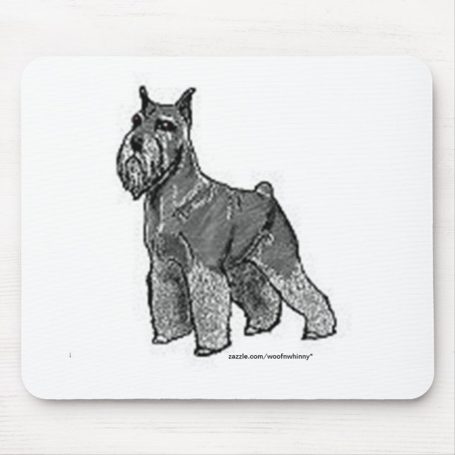 Schnauzer Mousepad (Vorne)