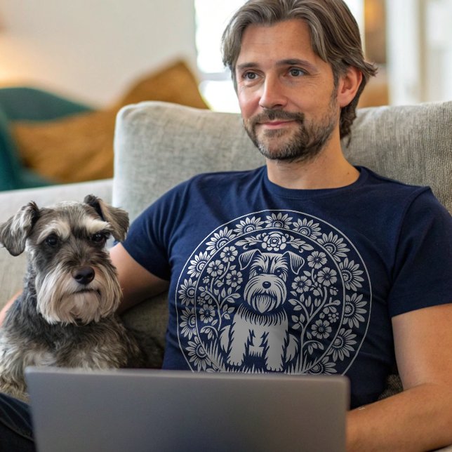 Schnauzer oder andere Vintage Terrier T-Shirt (Von Creator hochgeladen)