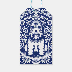 Schnauzer oder Norfolk Terrier Bezaubernde Kunst,  Geschenkanhänger