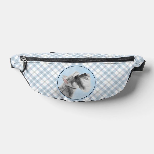 Schnauzer Peinture Giant Standard Décroché Chien A (Poser)