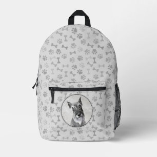 Schnauzer (Riese) - Niedliche Original Hunde Kunst Bedruckter Rucksack