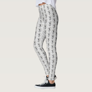 Schnauzer (Riese) - Niedliche Original Hunde Kunst Leggings