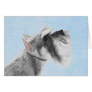 Schnauzer (Riese, Standard) Malerei - Hundekunst