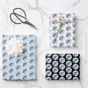 Schnauzer (Riese, Standard) Malerei - Hundekunst Geschenkpapier Set