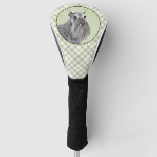 Schnauzer (Riese, Standard) Malerei - Hundekunst Golf Headcover