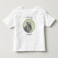 Schnauzer (Riese, Standard) Malerei - Hundekunst