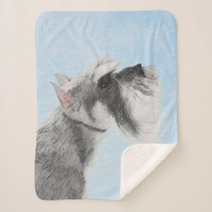Schnauzer (Riese, Standard) Malerei - Hundekunst Sherpadecke