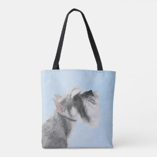 Schnauzer (Riese, Standard) Malerei - Hundekunst Tasche