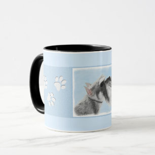 Schnauzer (Riese, Standard) Malerei - Hundekunst Tasse