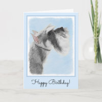 Schnauzer (Riesen, Standard) Malerei - Hundekunst