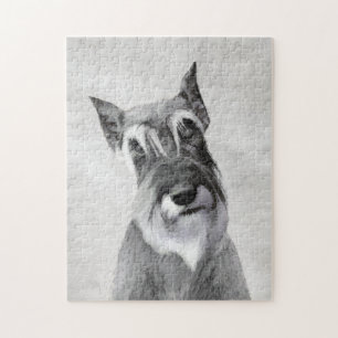 Schnauzer (Riesenmalerei) - Hundekunst