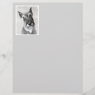 Schnauzer (Riesenmalerei) - Hundekunst