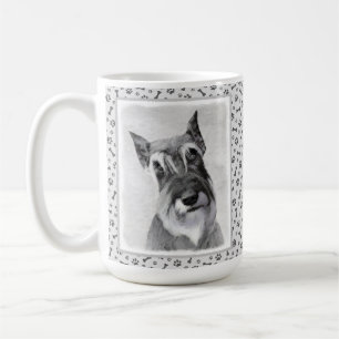 Schnauzer (Riesenmalerei) - Hundekunst Kaffeetasse