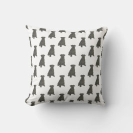 Schnauzer (schwarz) kissen