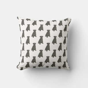 Schnauzer (schwarz) kissen